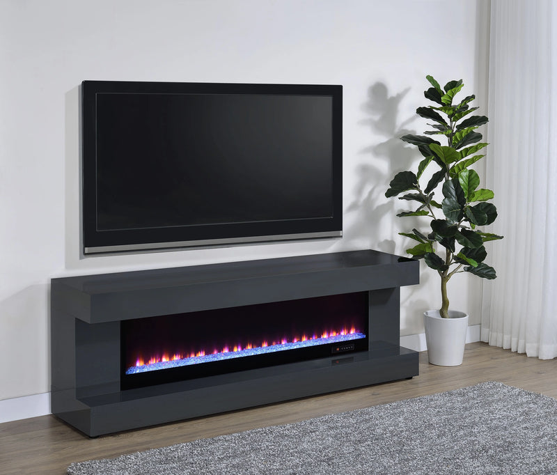 Mallory TV Stand Fireplace Console