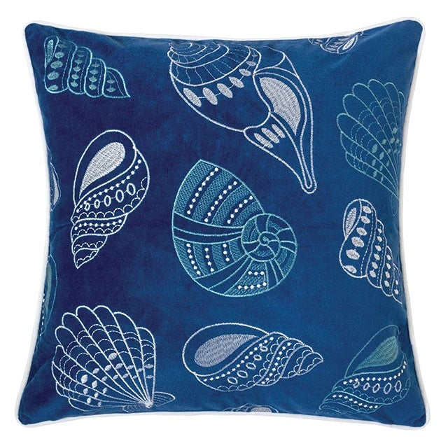Almohada Kimmy Azul de 20" x 20", Azul