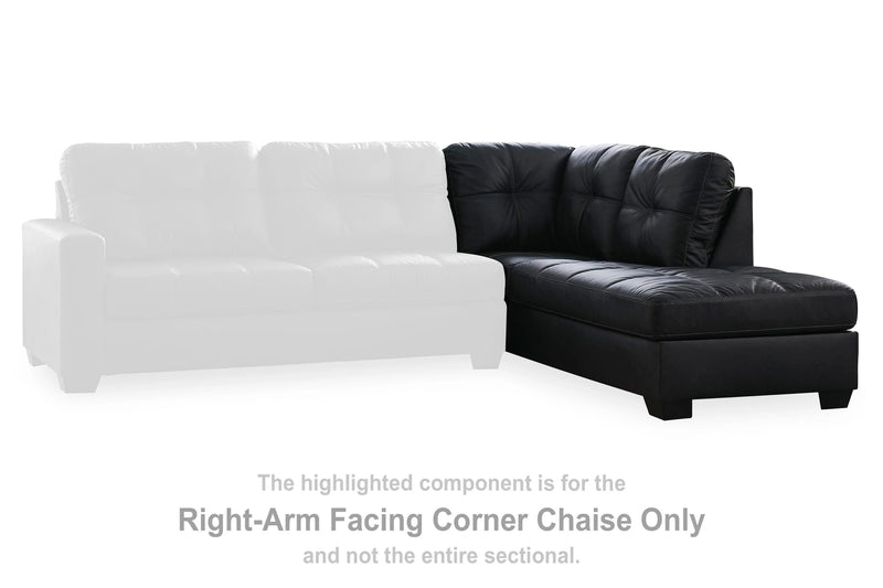 Seccional Barlin Mills con chaise longue