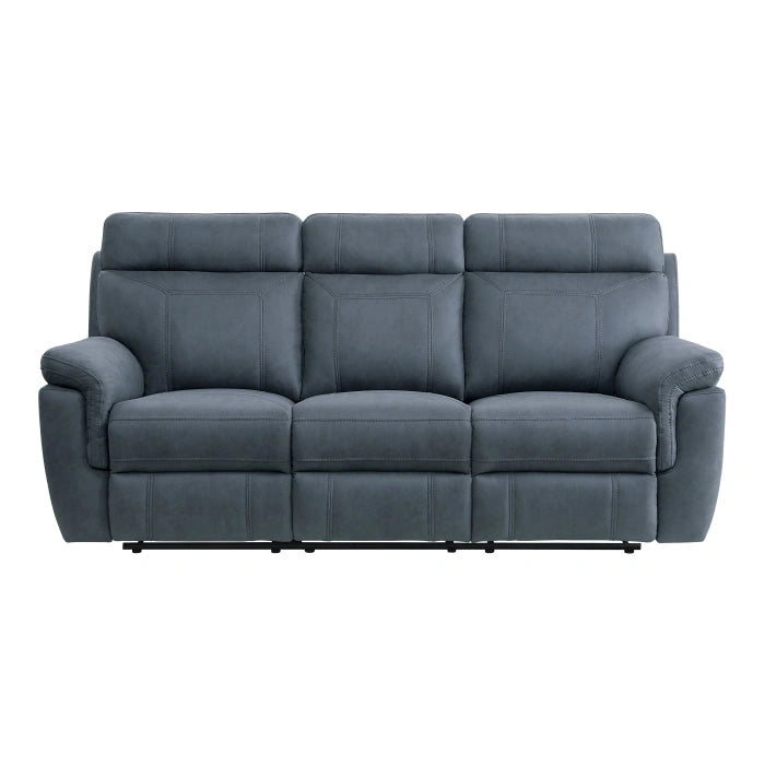 9301BUE-3 - Sofá reclinable doble con portavasos central desplegable
