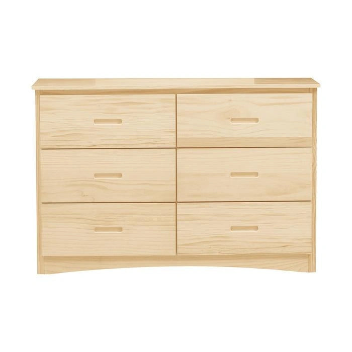 Cómoda Bartly de 6 cajones en color natural B2043-5