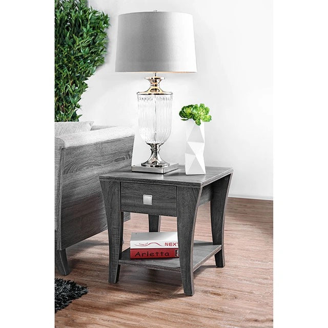 Mesa auxiliar Amity gris