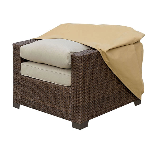 BOYLE Funda para Silla Marrón Claro