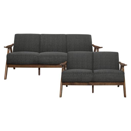 Damala 2pc Set: Sofa, Love