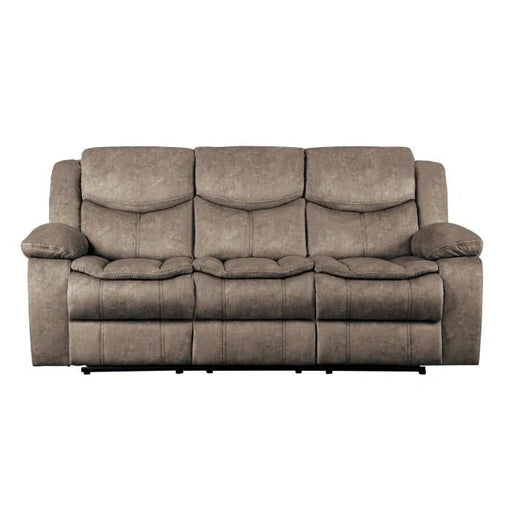 Sofá reclinable doble Bastrop en color marrón 8230FBR-3