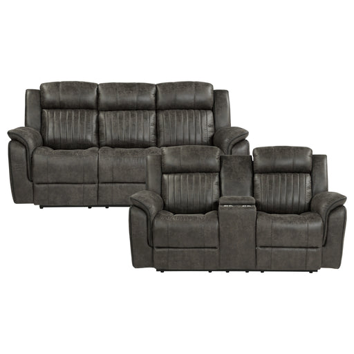 Centeroak 2pc Set: Sofa, Love