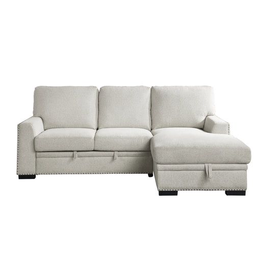 Morelia 2-piece Sectional With Pull-out Bed And Right Chaise With Hidden Storage