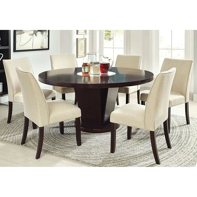 Mesa de comedor redonda Cimma Espresso