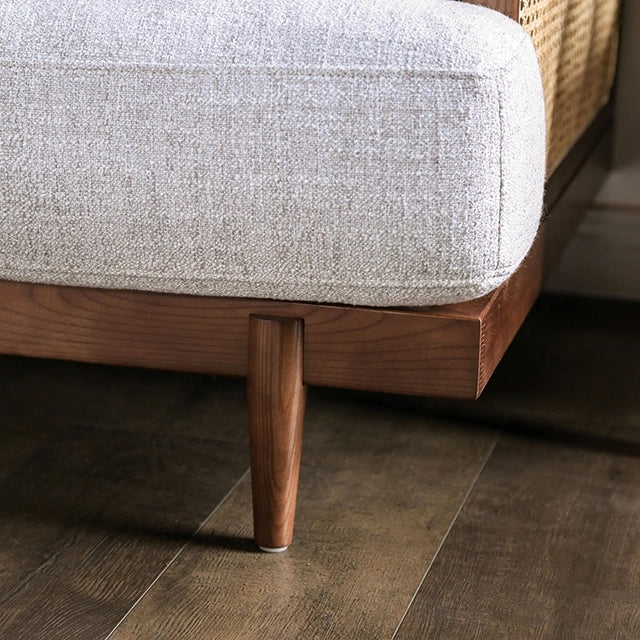 Silla AALESUND, Beige/Roble Claro Natural y Marrón