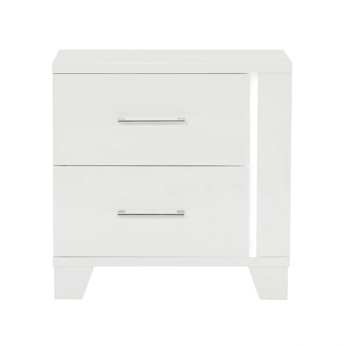 طاولة جانبية كيرن باللون الأبيض 1678W-4
