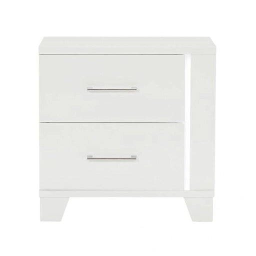 طاولة جانبية كيرن باللون الأبيض 1678W-4