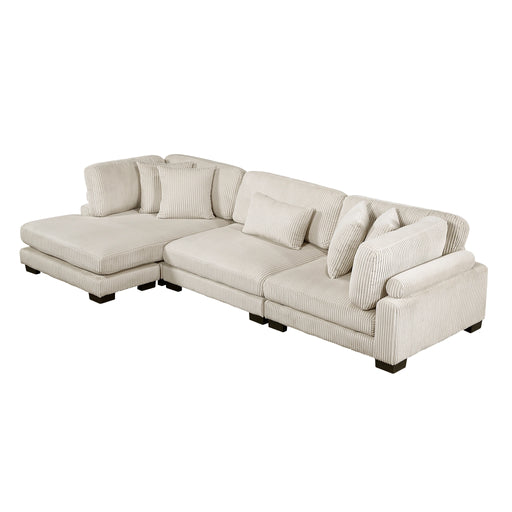 Sofá modular Traverse de 3 piezas con chaise reversible