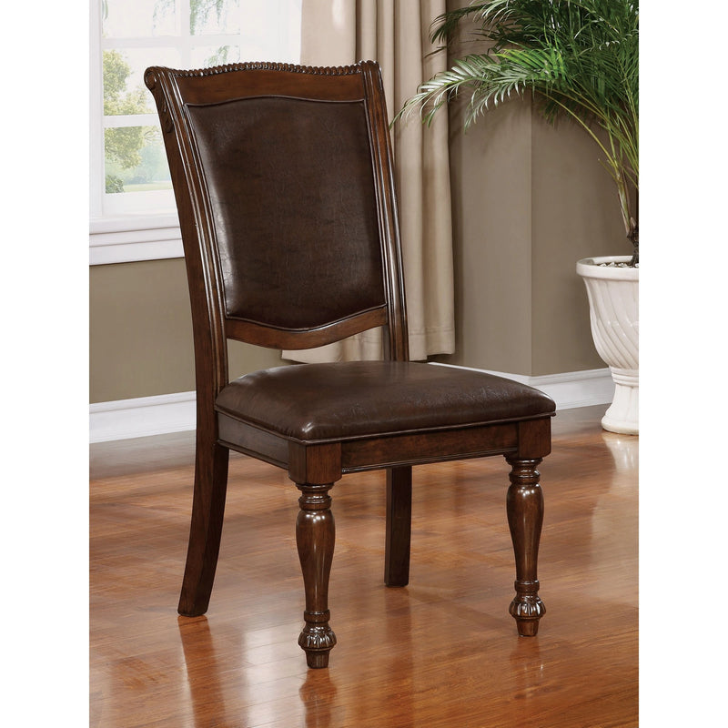 Sillón y Silla Auxiliar Alpena en Cerezo Marrón/Expresso (2/Caja)