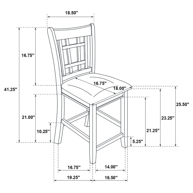 Juego de comedor Lavon de altura de mostrador