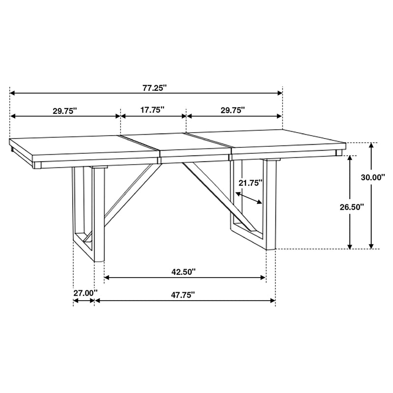 Mesa de comedor extensible Spring Creek