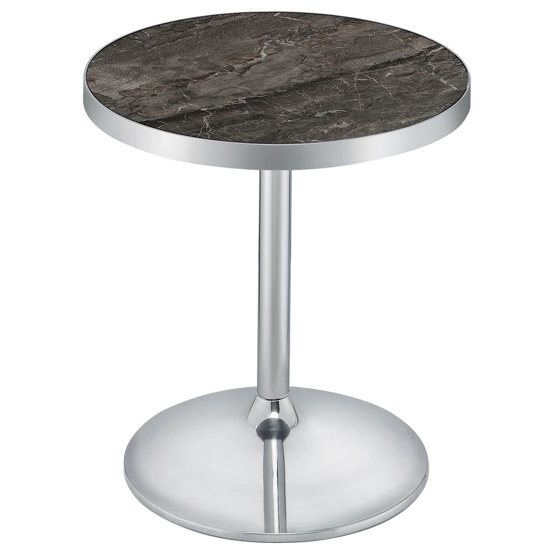 Cazen Round Pedestal Side Table