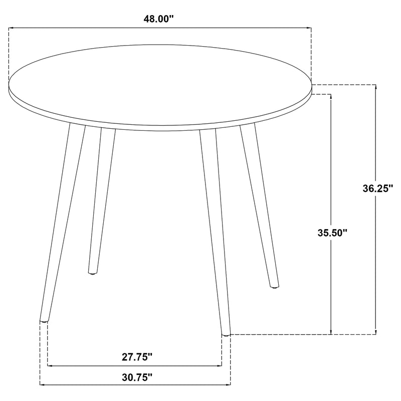 Mesa de comedor a la altura de la encimera Andrews