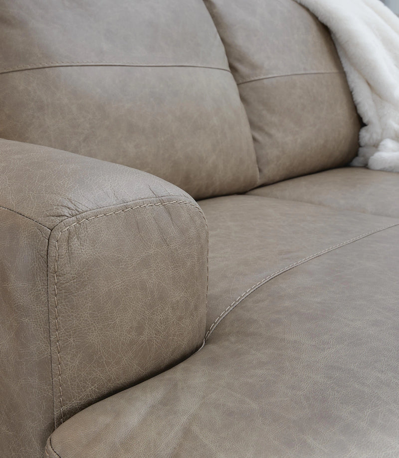 Sofá seccional Amuleto con chaise longue