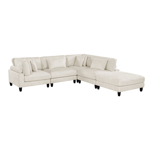 ;Robstown 5-piece Modular Sectional With Ottoman