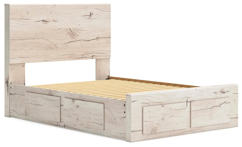 Cama Lawroy con almacenamiento en el panel