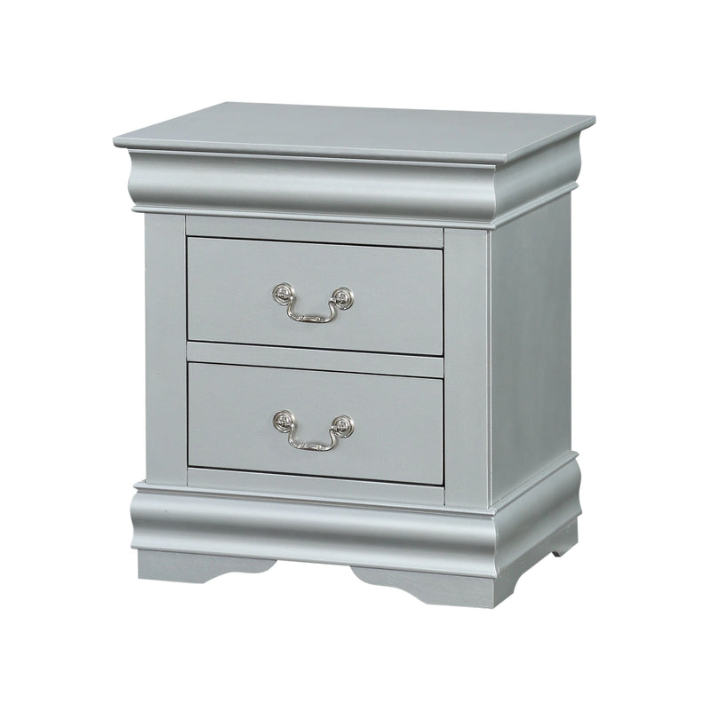 Mesa de Noche Louis Philippe Platinum