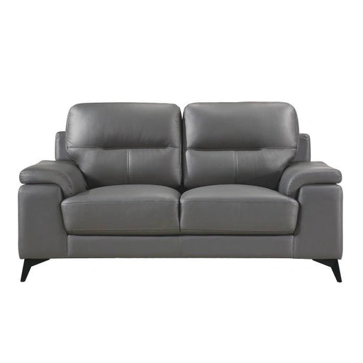 Sofá de dos plazas Mischa en gris oscuro 9514DGY-2