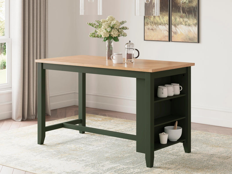 Mesa de comedor a la altura de la encimera Gesthaven