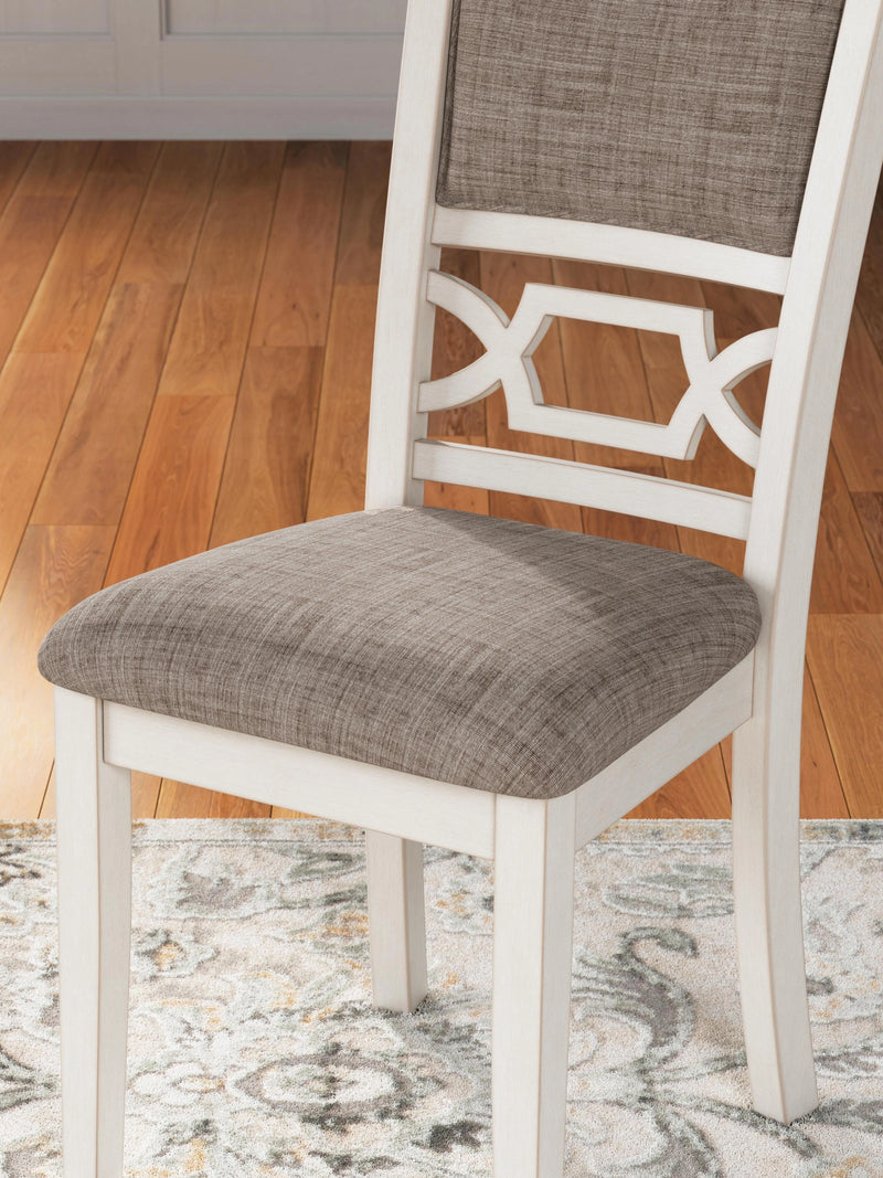 Mesa de comedor Erinberg con 4 sillas y banco (juego de 6 piezas)