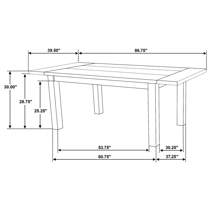 Mesa de comedor extensible Cardova