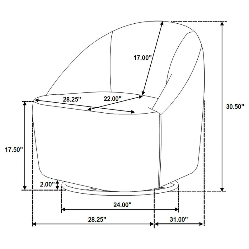 Leon Swivel Accent Chair
