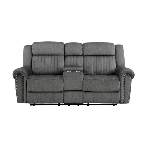 9204CC-2 - Sofá Biplaza Reclinable con Consola Central