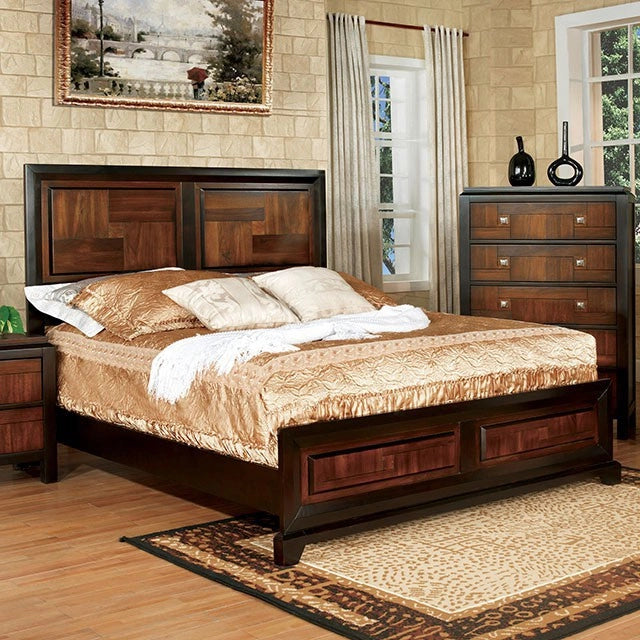 Cama Queen Patra Acacia/Nogal