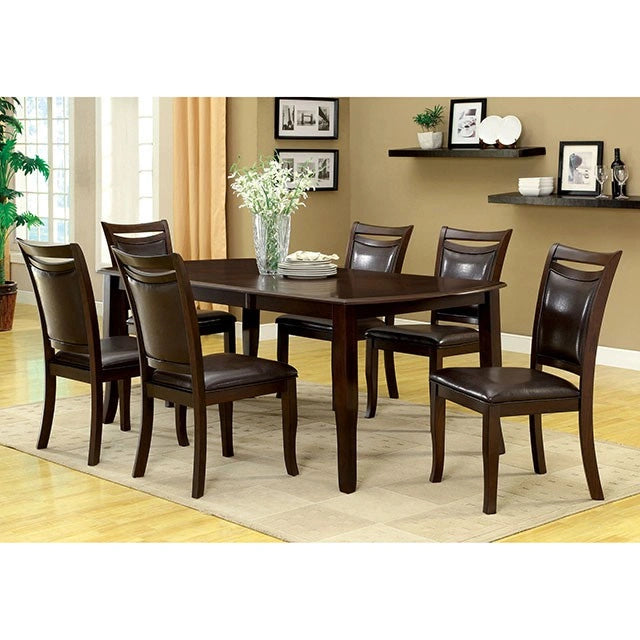 Silla auxiliar Woodside de cerezo oscuro/espresso (2/CAJA)