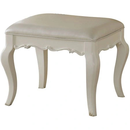 Banco tocador Acme Edalene en blanco perla 30519