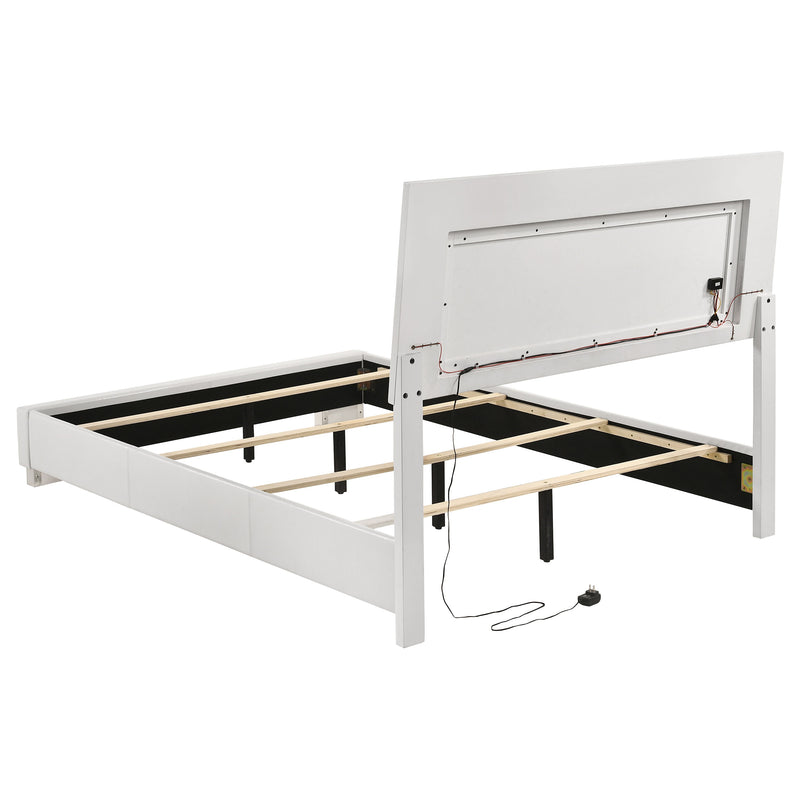 Cama Felicity con panel e iluminación LED