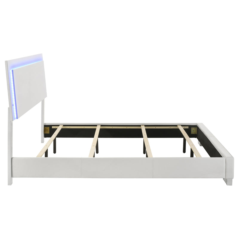 Cama Felicity con panel e iluminación LED