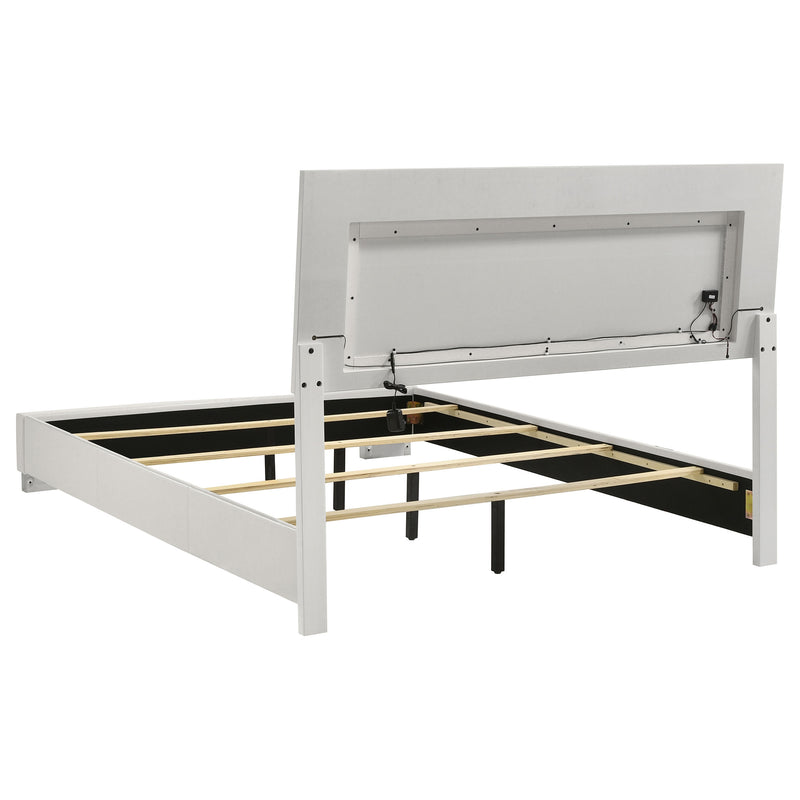 Cama Felicity con panel e iluminación LED