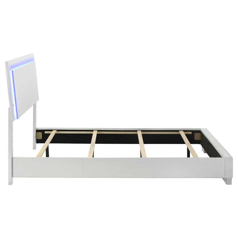 Cama Felicity con panel e iluminación LED