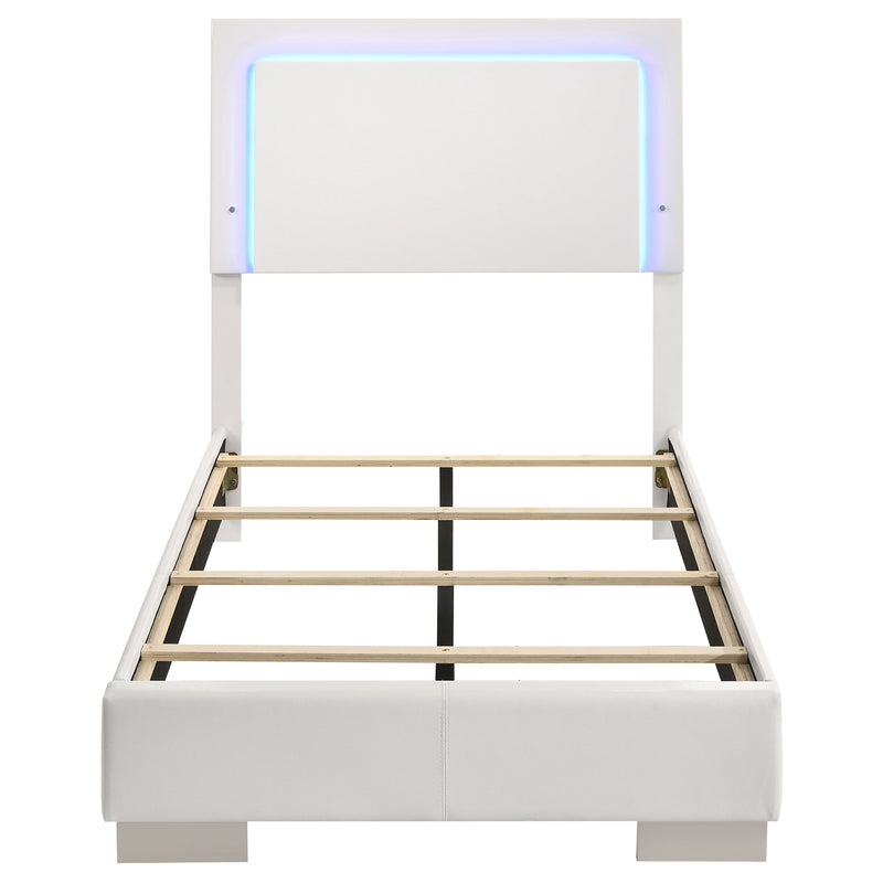 Cama Felicity con panel e iluminación LED