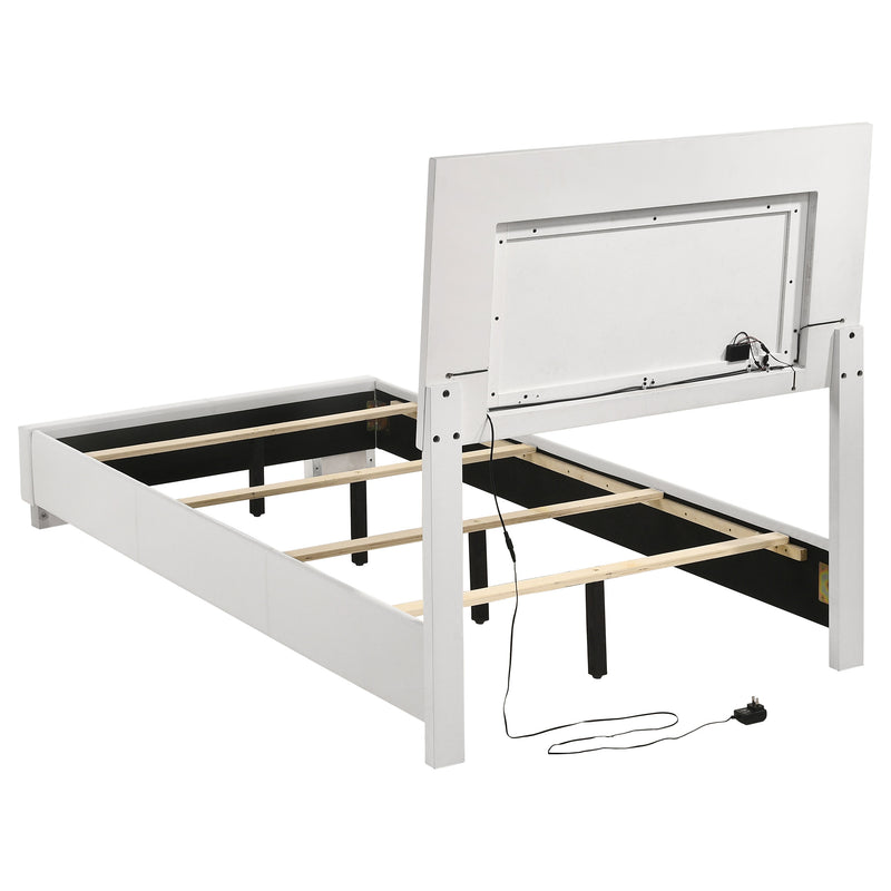 Cama Felicity con panel e iluminación LED