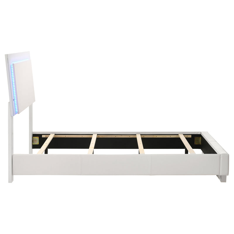 Cama Felicity con panel e iluminación LED