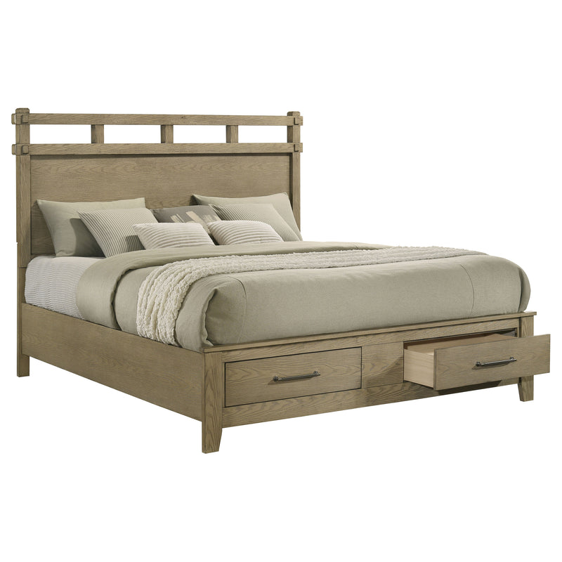 Cama de plataforma de almacenaje con paneles Hazlewood