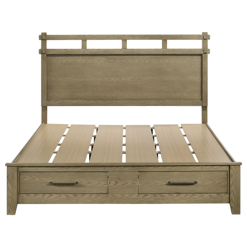 Cama de plataforma de almacenaje con paneles Hazlewood