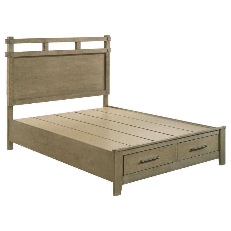 Cama de plataforma de almacenaje con paneles Hazlewood
