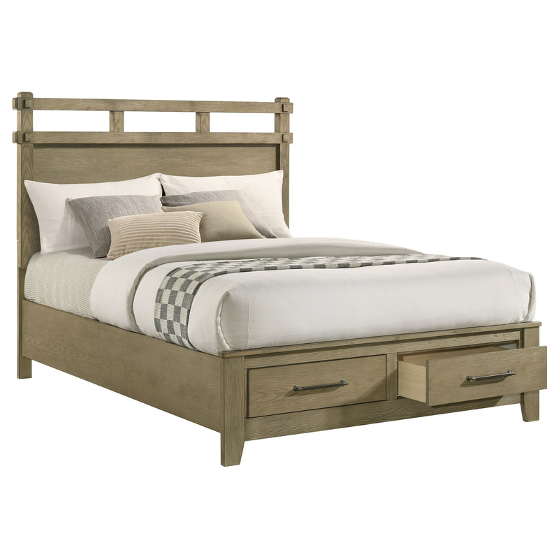 Cama de plataforma de almacenaje con paneles Hazlewood