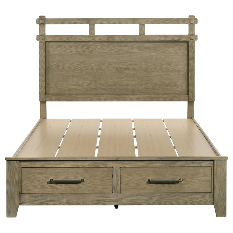 Cama de plataforma de almacenaje con paneles Hazlewood