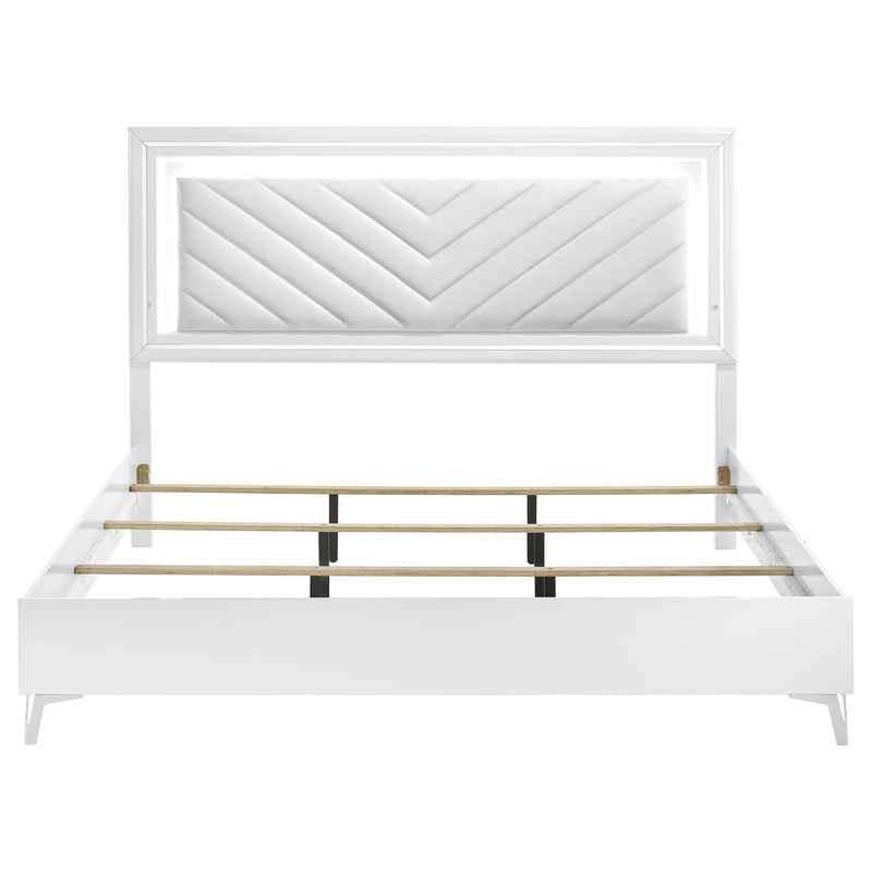 Cama con cabecero Cassia con iluminación LED
