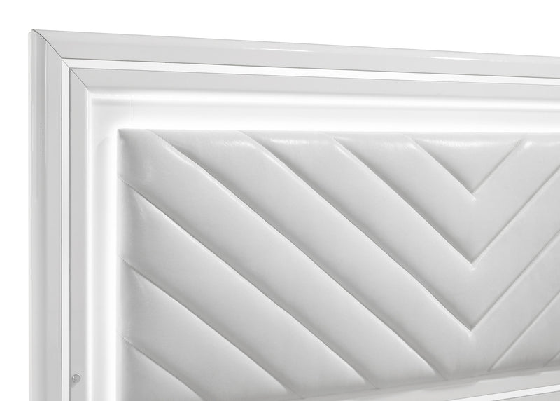 Cama con cabecero Cassia con iluminación LED