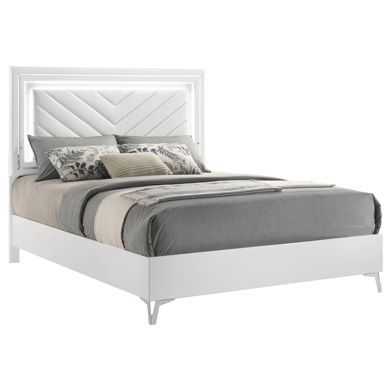 Cama con cabecero Cassia con iluminación LED
