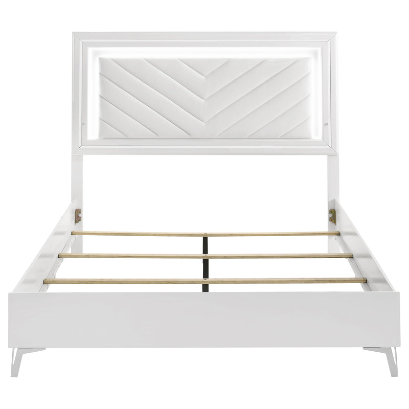Cama con cabecero Cassia con iluminación LED